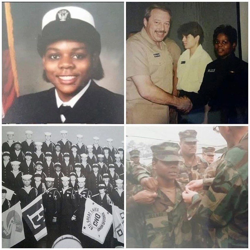 Nedy Trent served for eight years in the U.S. Navy. She enlisted in 1995.